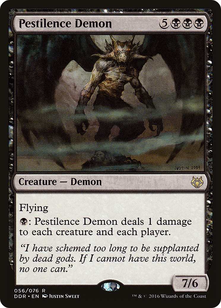 Pestilence Demon (DDR-056) [Duel Decks: Nissa vs. Ob Nixilis]