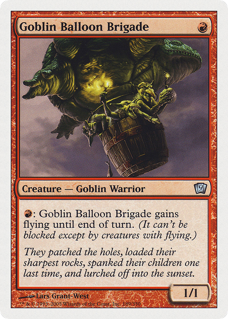 Goblin Balloon Brigade (9ED-189) [9th Edition]