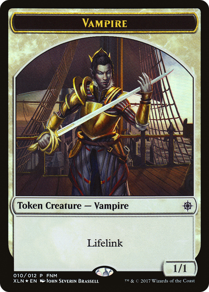 Vampire // Treasure (010) Token (FNM-010) [Friday Night Magic 2017] Foil