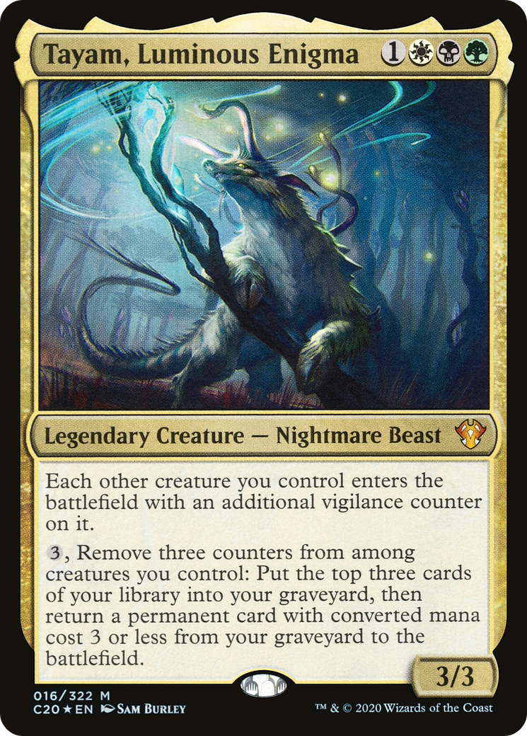 Tayam, Luminous Enigma (C20-016) [Commander 2020]