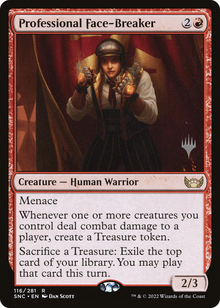 Professional Face-Breaker (PPSNC-116) [Promo Pack: Streets of New Capenna Promos] Foil
