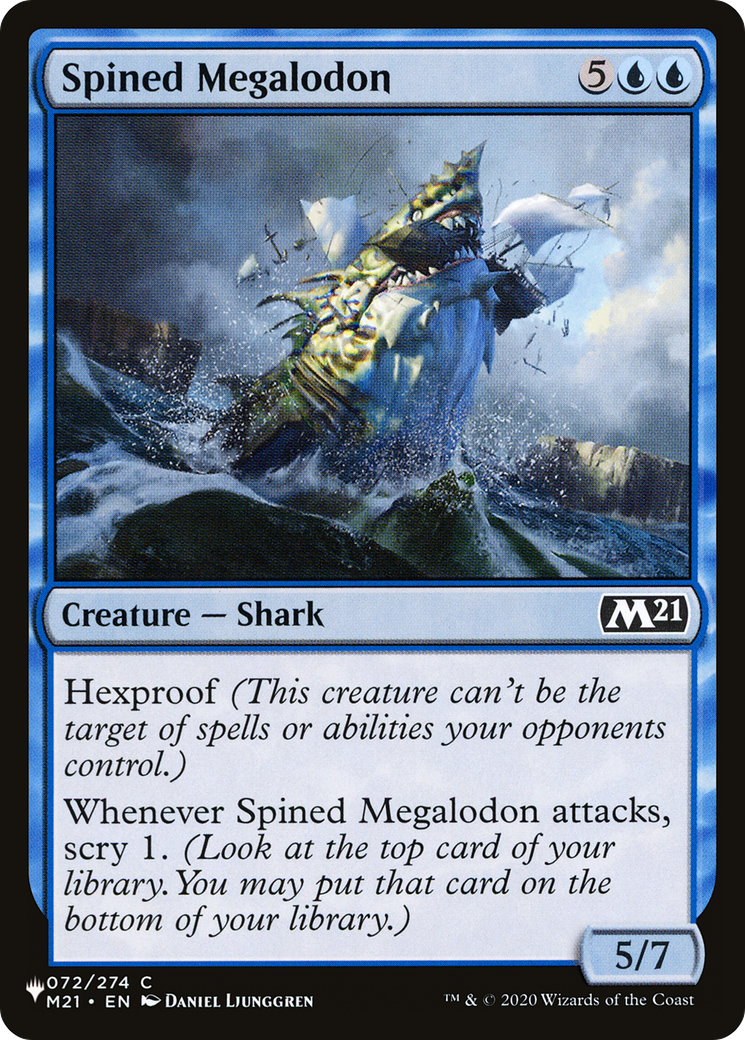 Spined Megalodon (LIST-M21-72) [The List]