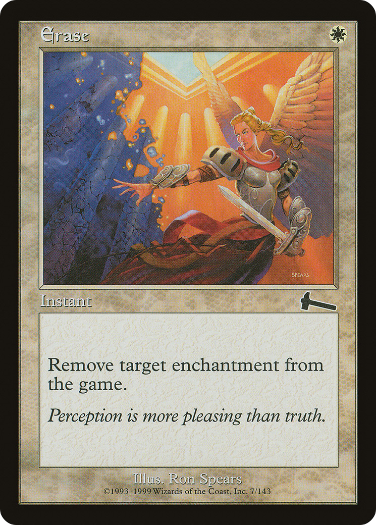 Erase (ULG-007) [Urza's Legacy] Foil