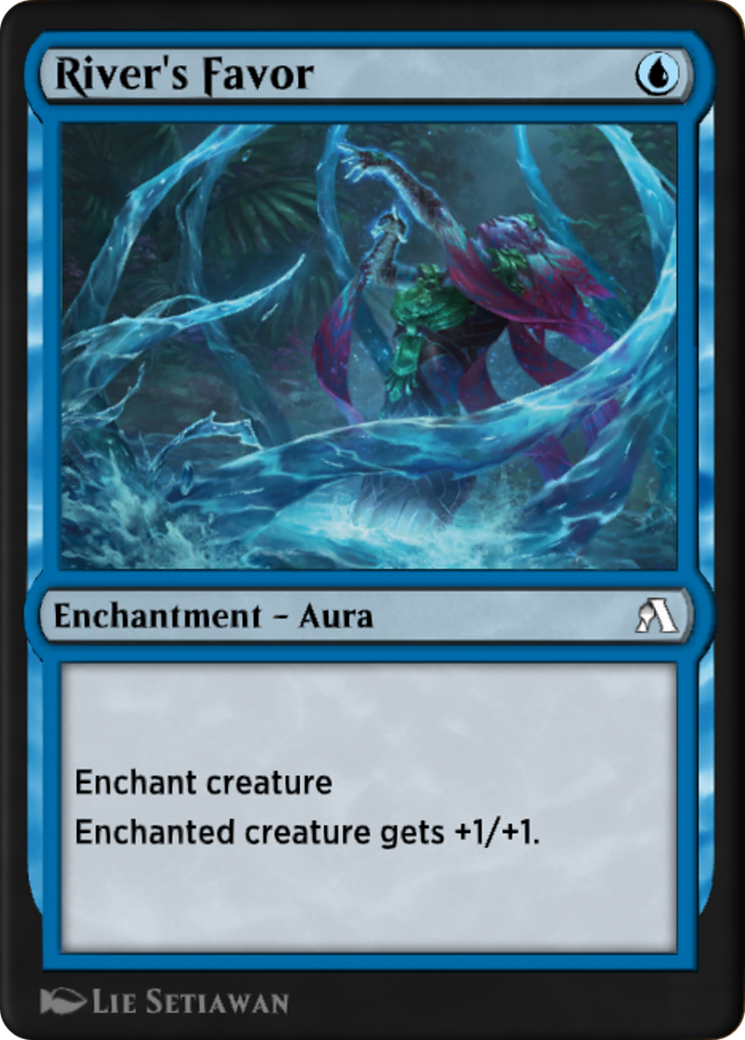 River's Favor (OANA-019) [Arena New Player Experience Cards]