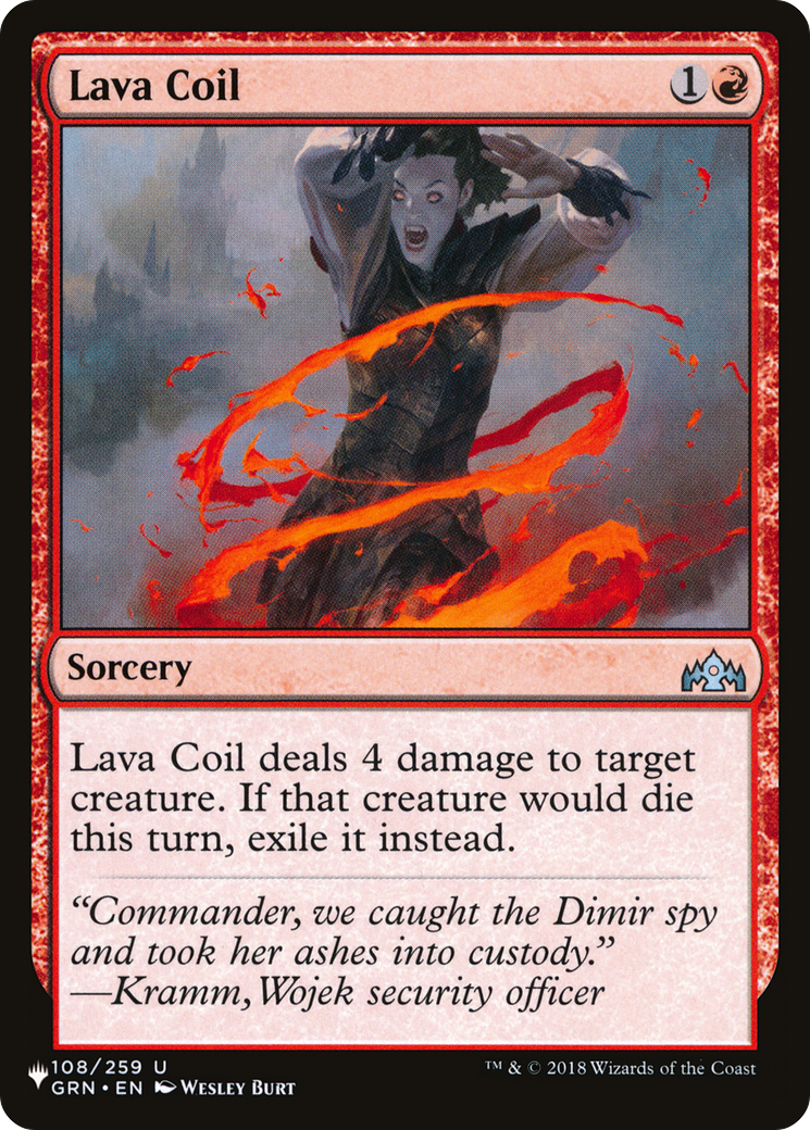 Lava Coil (LIST-GRN-108) [The List Reprints]
