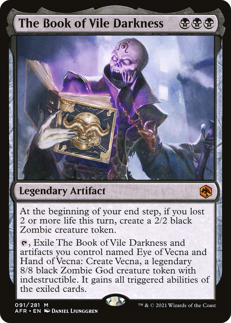 The Book of Vile Darkness (AFR-091) [Adventures in the Forgotten Realms] Foil