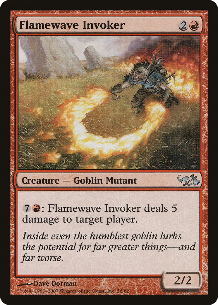 Flamewave Invoker (EVG-036) [Duel Decks: Elves vs. Goblins]