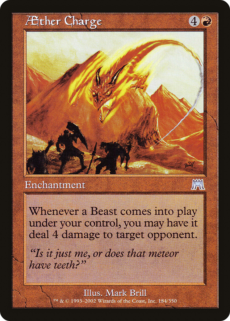 Aether Charge (ONS-184) [Onslaught] Foil