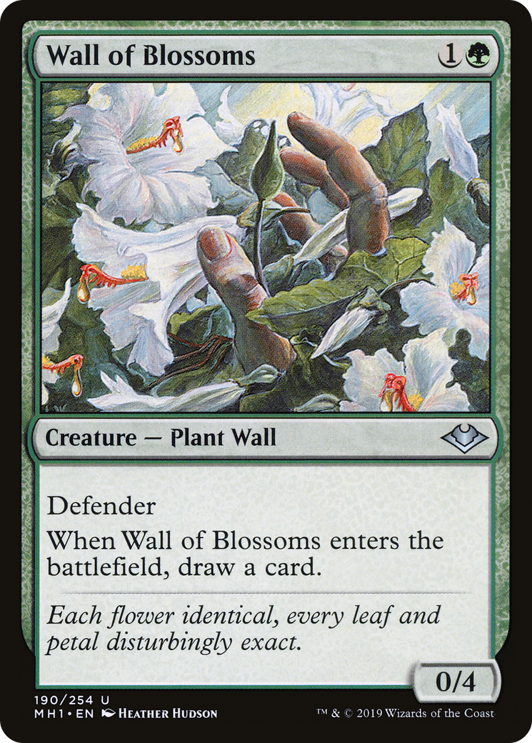 Wall of Blossoms (MH1-190) [Modern Horizons] Foil