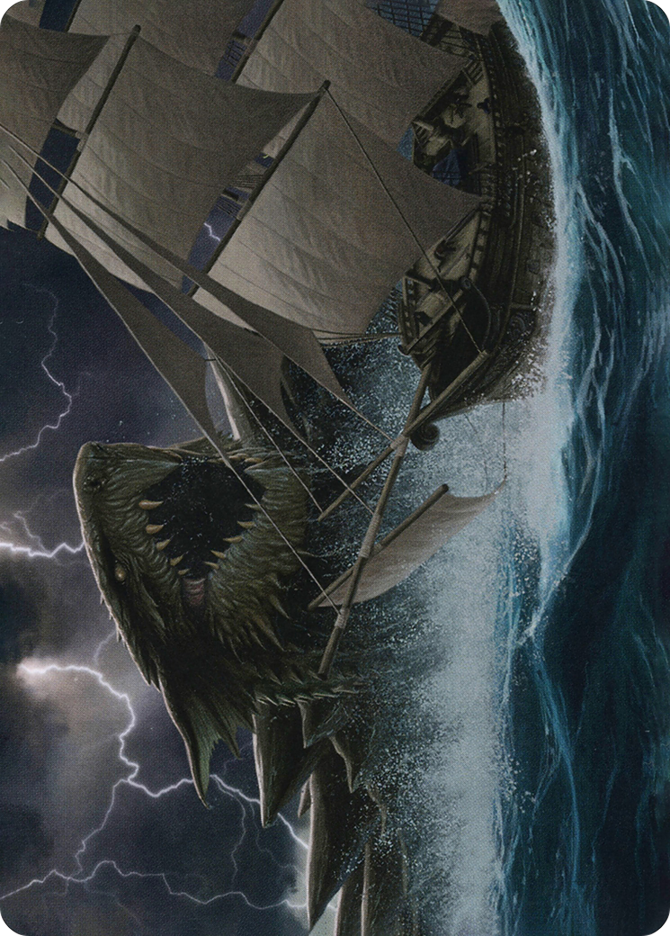 Dragon Turtle // Dragon Turtle (AAFR-010) (Borderless) [Adventures in the Forgotten Realms Art Series]