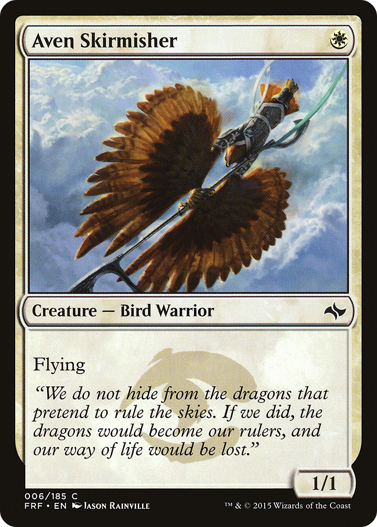 Aven Skirmisher (FRF-006) [Fate Reforged]