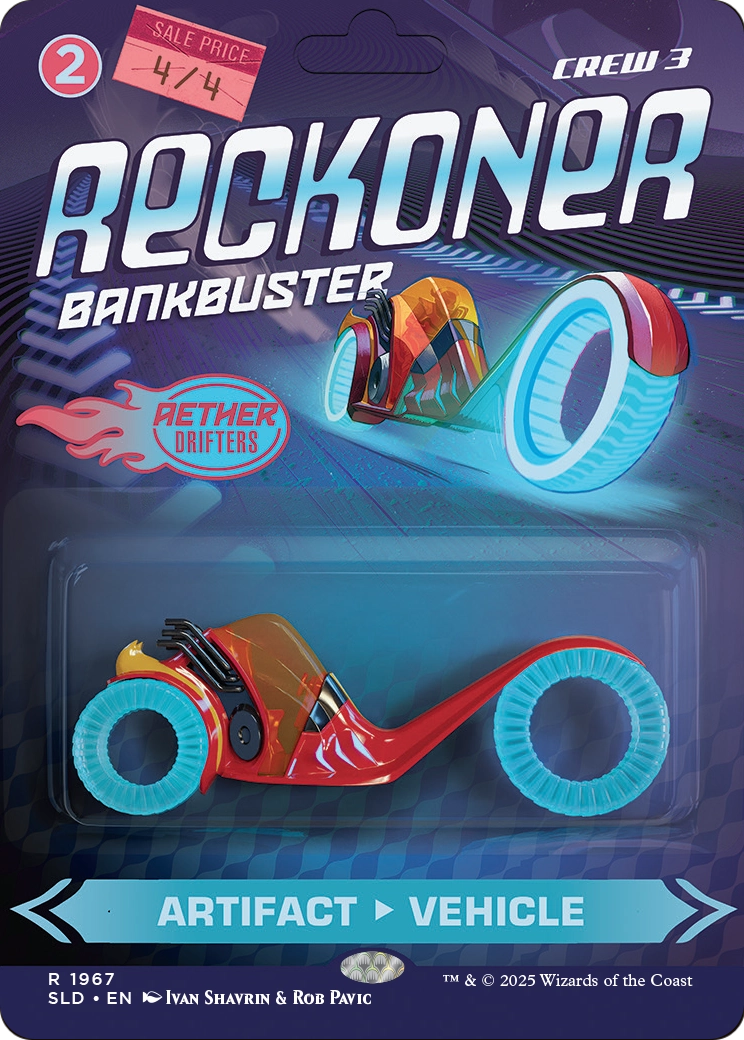 Reckoner Bankbuster // Reckoner Bankbuster (SLD-1967) (Borderless) [Secret Lair Drop]