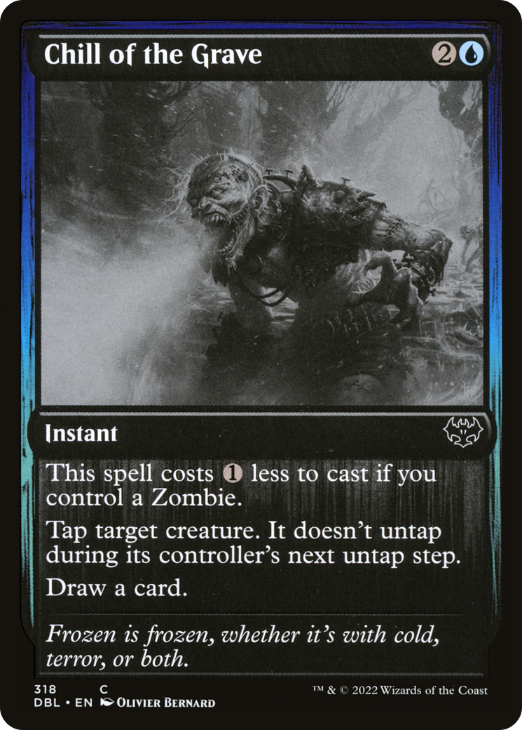 Chill of the Grave (DBL-318) [Innistrad: Double Feature] Foil