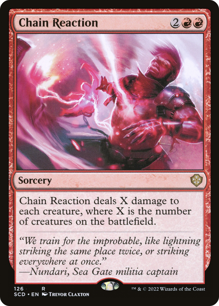 Chain Reaction (SCD-126) [Starter Commander Decks]