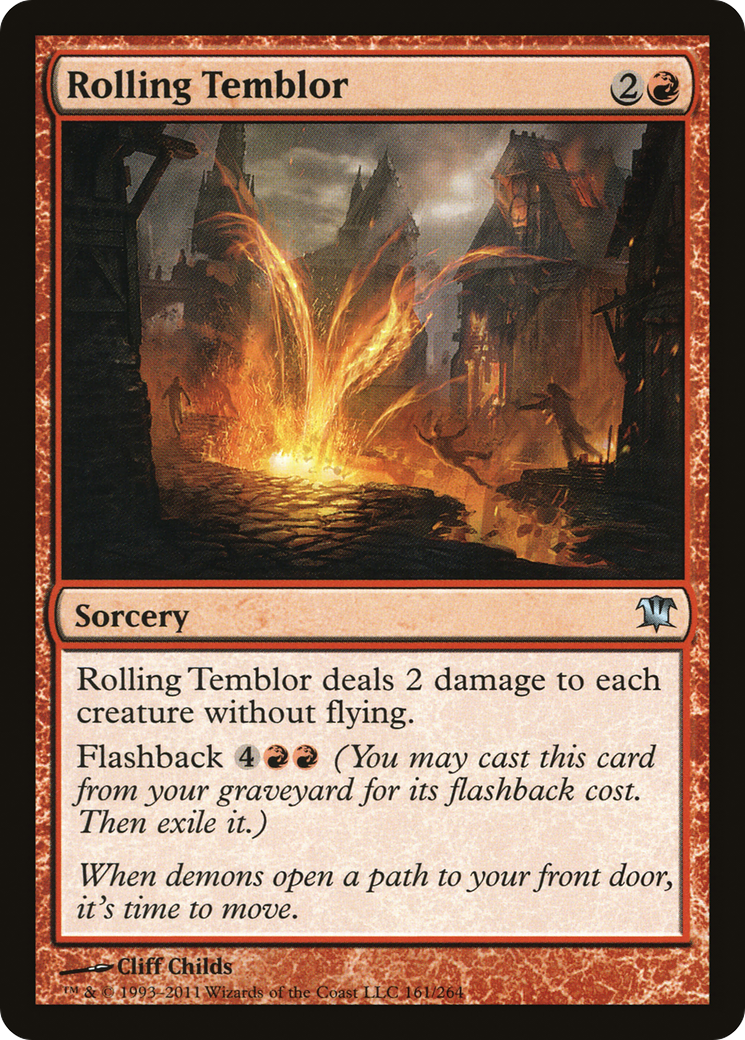 Rolling Temblor (ISD-161) [Innistrad]
