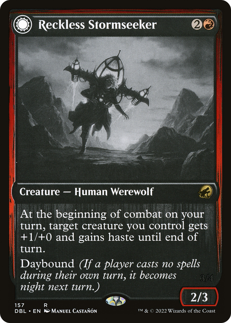 Reckless Stormseeker (DBL-157) [Innistrad: Double Feature]