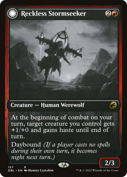 Reckless Stormseeker (DBL-157) [Innistrad: Double Feature]