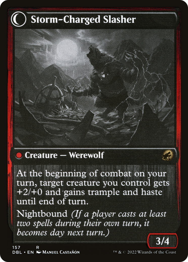 Reckless Stormseeker (DBL-157) [Innistrad: Double Feature] Foil