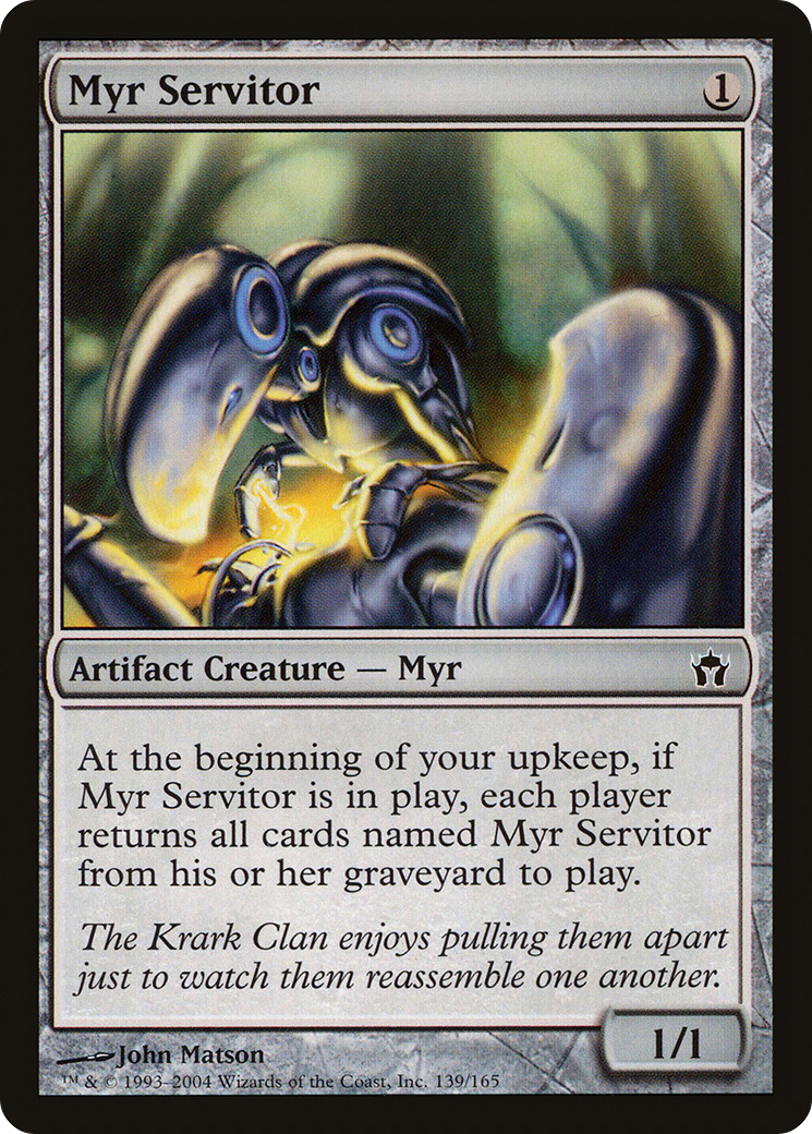 Myr Servitor (5DN-139) [Fifth Dawn] Foil