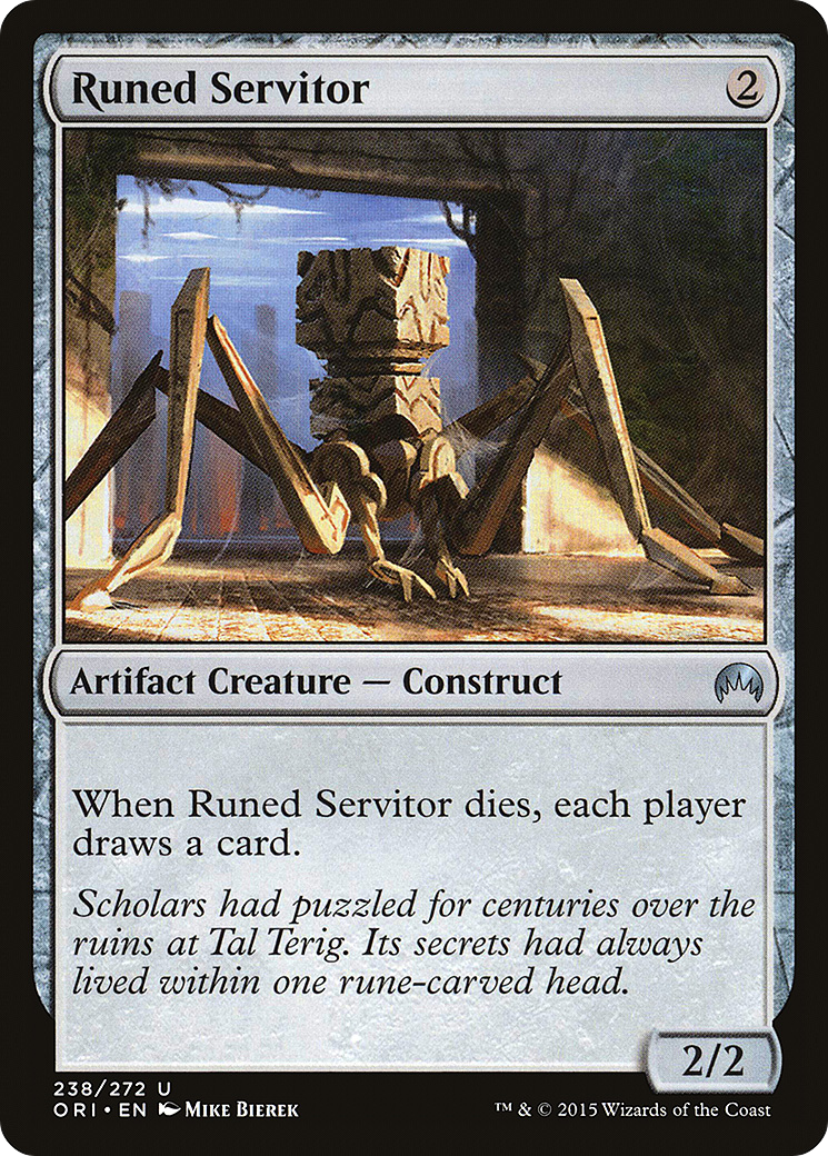 Runed Servitor (ORI-238) [Magic Origins]