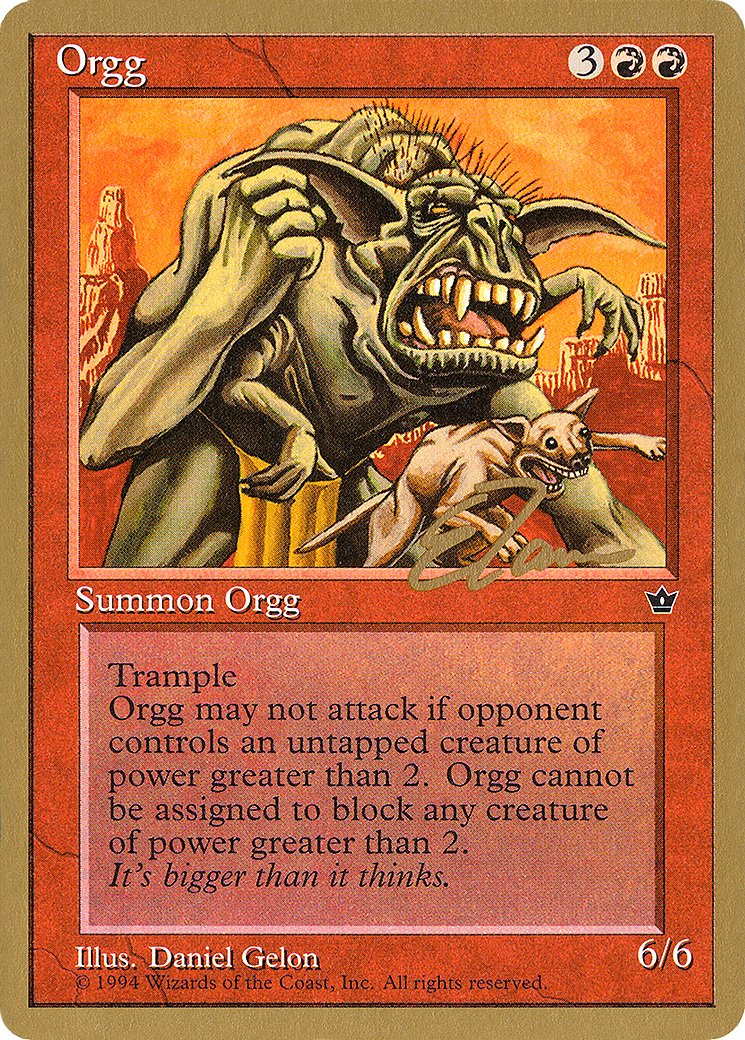Orgg - 1996 Eric Tam (FEM) [Pro Tour Collector Set]