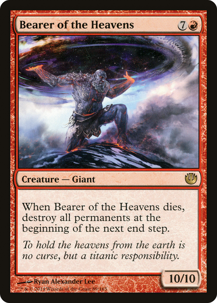 Bearer of the Heavens (JOU-089) [Journey into Nyx] Foil