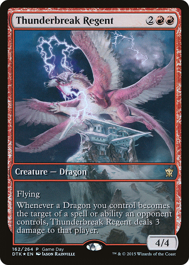 Thunderbreak Regent (GAME-162) [Dragons of Tarkir Promos] Foil