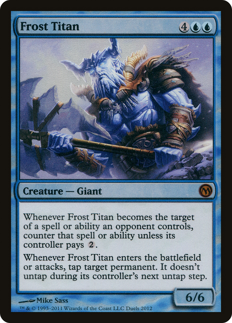 Frost Titan [Duels of the Planeswalkers 2012 Promos] Foil
