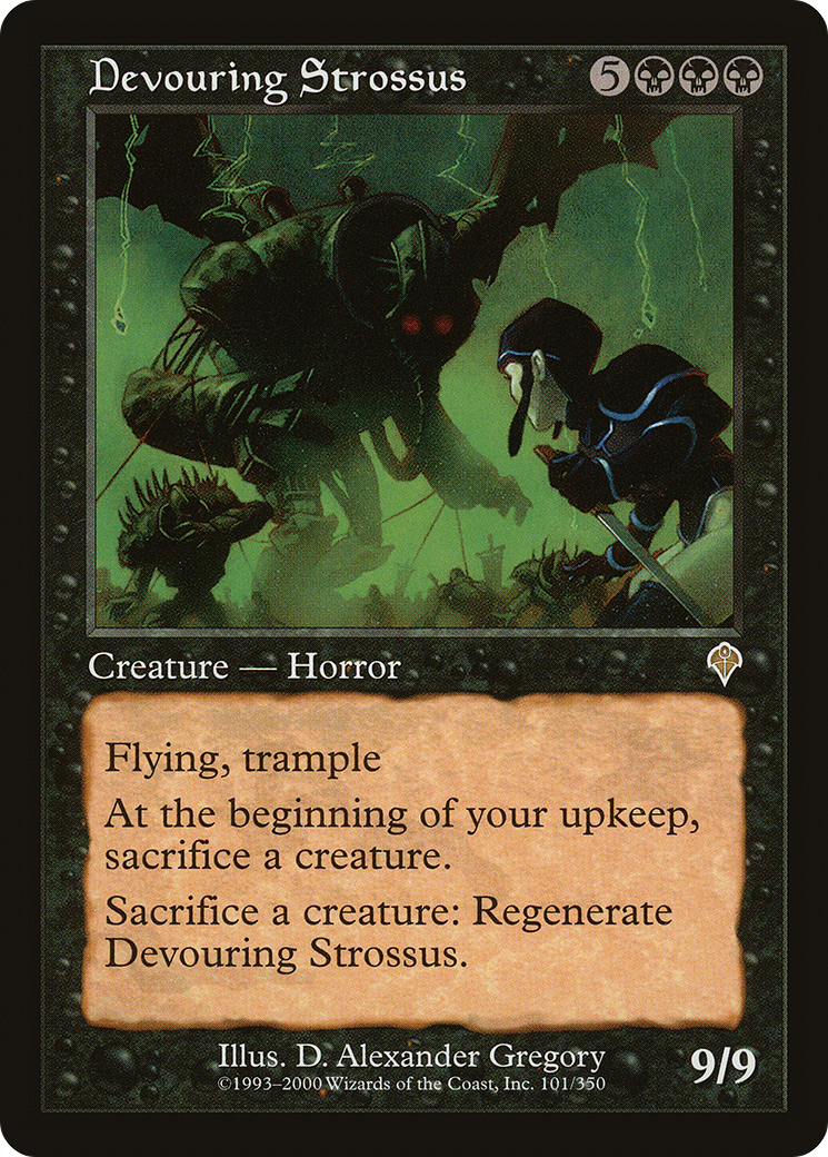 Devouring Strossus (INV-101) [Invasion] Foil