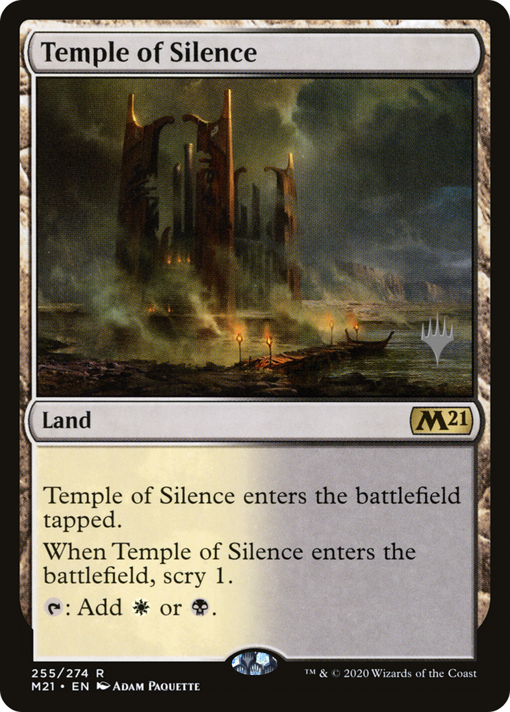 Temple of Silence (PPM21-255) [Promo Pack: Core Set 2021 Promos]