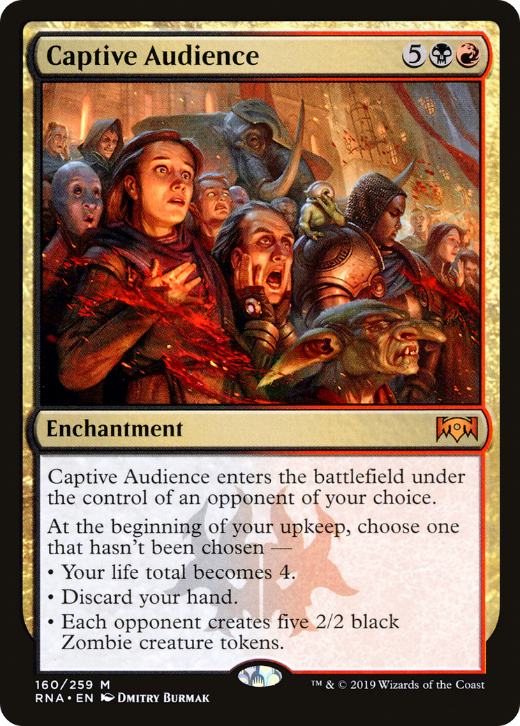 Captive Audience (RNA-160) [Ravnica Allegiance] Foil