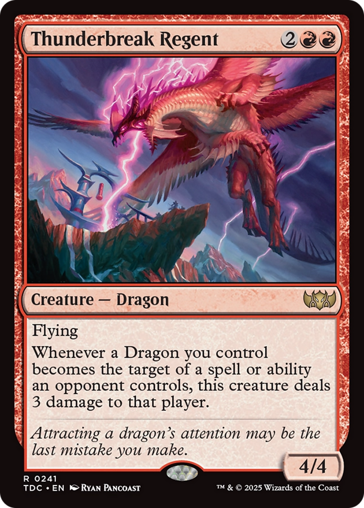 Thunderbreak Regent (TDC-241) [Commander: Tarkir: Dragonstorm]