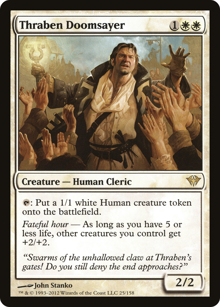 Thraben Doomsayer (DKA-025) [Dark Ascension]