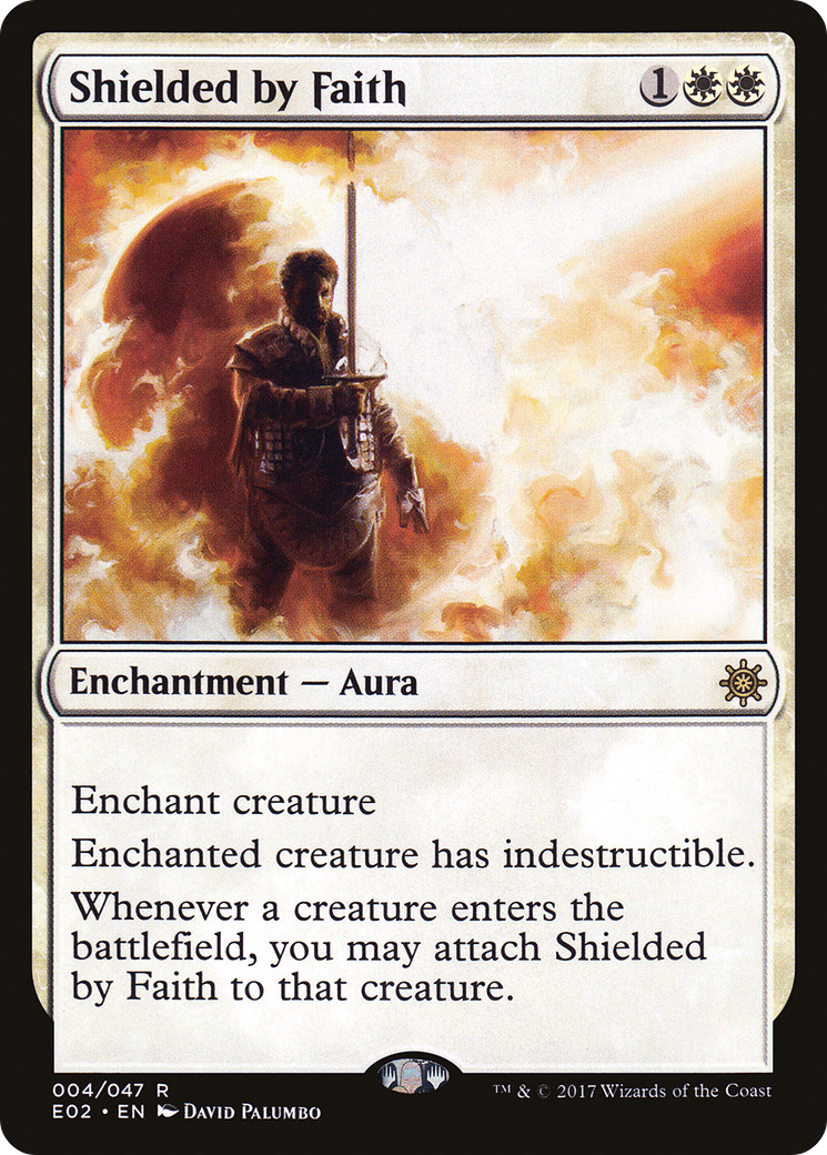 Shielded by Faith (E02-004) [Explorers of Ixalan]