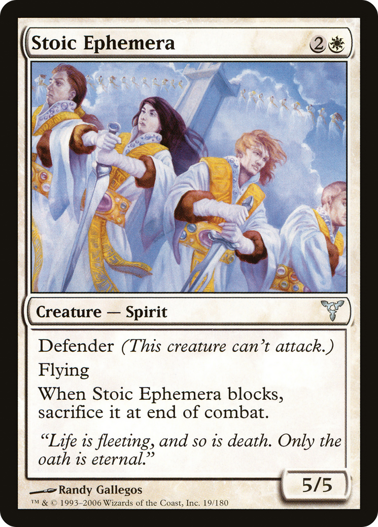 Stoic Ephemera (DIS-019) [Dissension] Foil