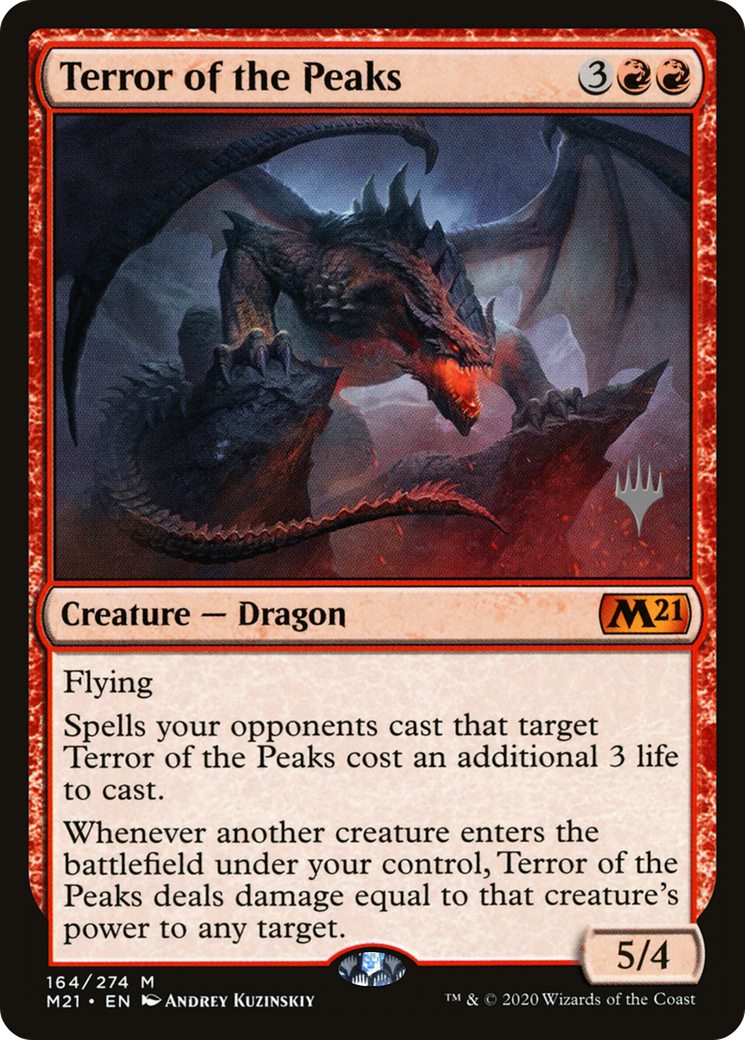 Terror of the Peaks (PPM21-164) [Promo Pack: Core Set 2021 Promos]
