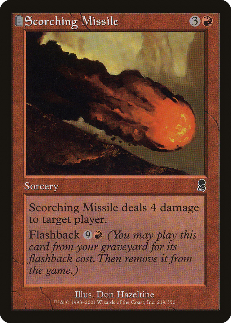 Scorching Missile (ODY-219) [Odyssey] Foil