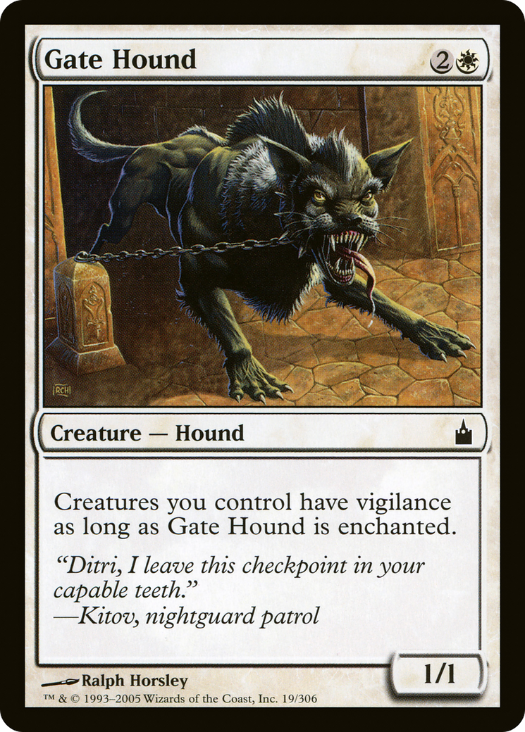 Gate Hound (RAV-019) [Ravnica: City of Guilds] Foil