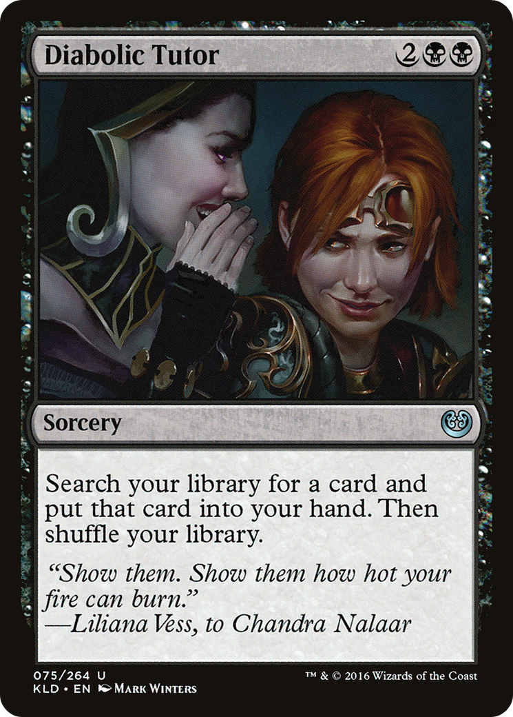 Diabolic Tutor (KLD-075) [Kaladesh] Foil