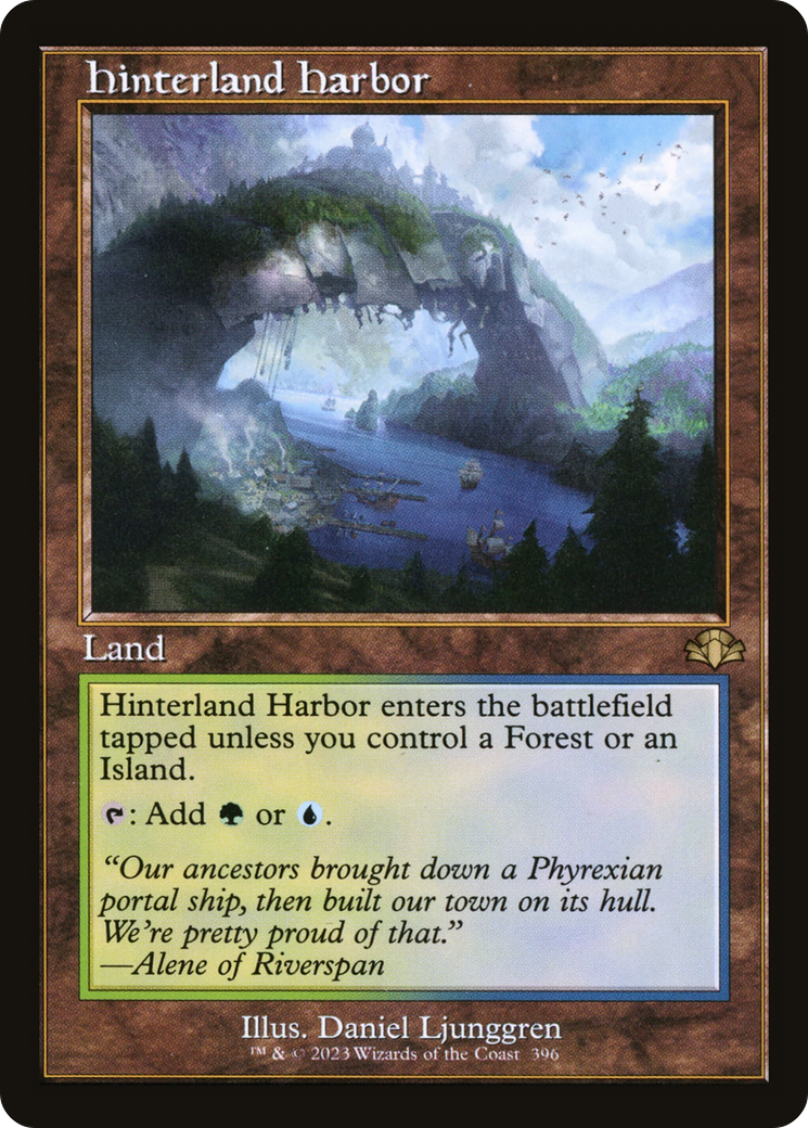 Hinterland Harbor (Retro Frame) (DMR-396) [Dominaria Remastered] Foil