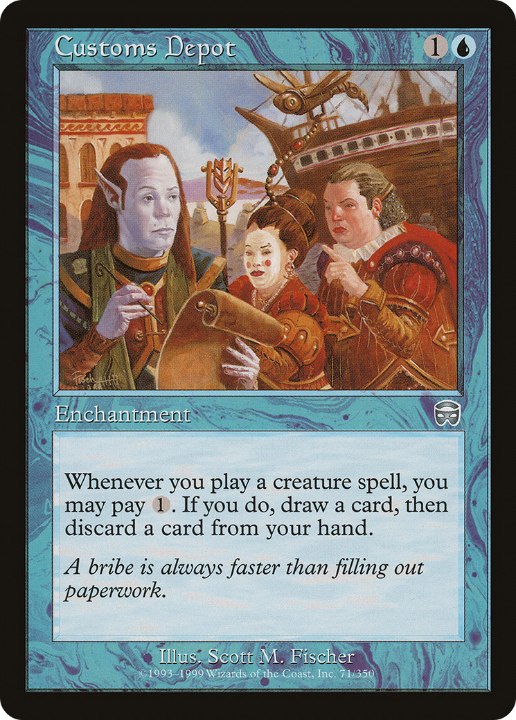 Customs Depot (MMQ-071) [Mercadian Masques] Foil