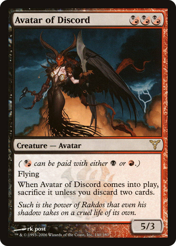Avatar of Discord (DIS-140) [Dissension]