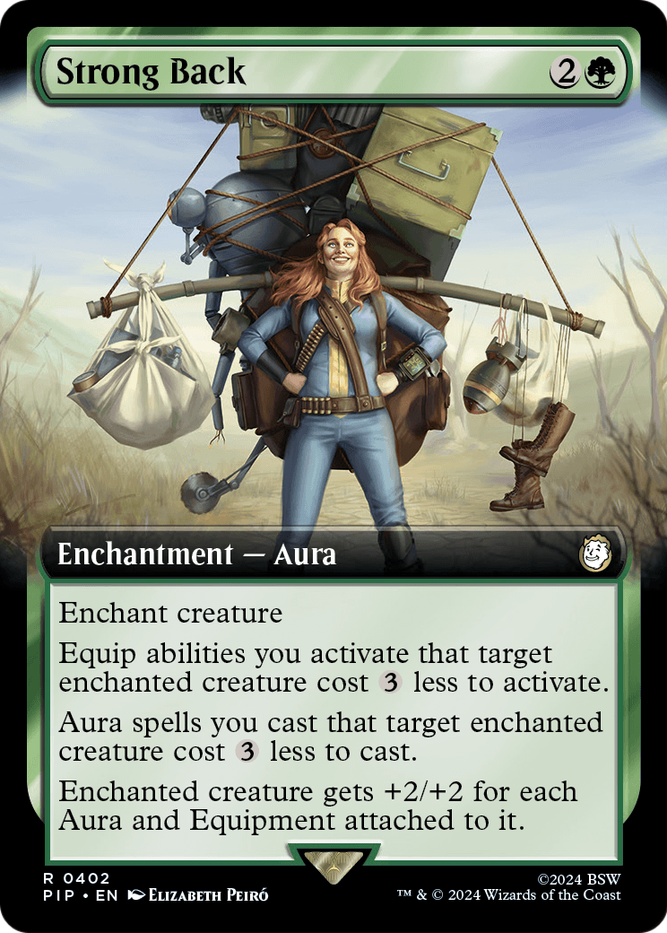 Strong Back (Extended Art) (PIP-402) [Fallout] Foil