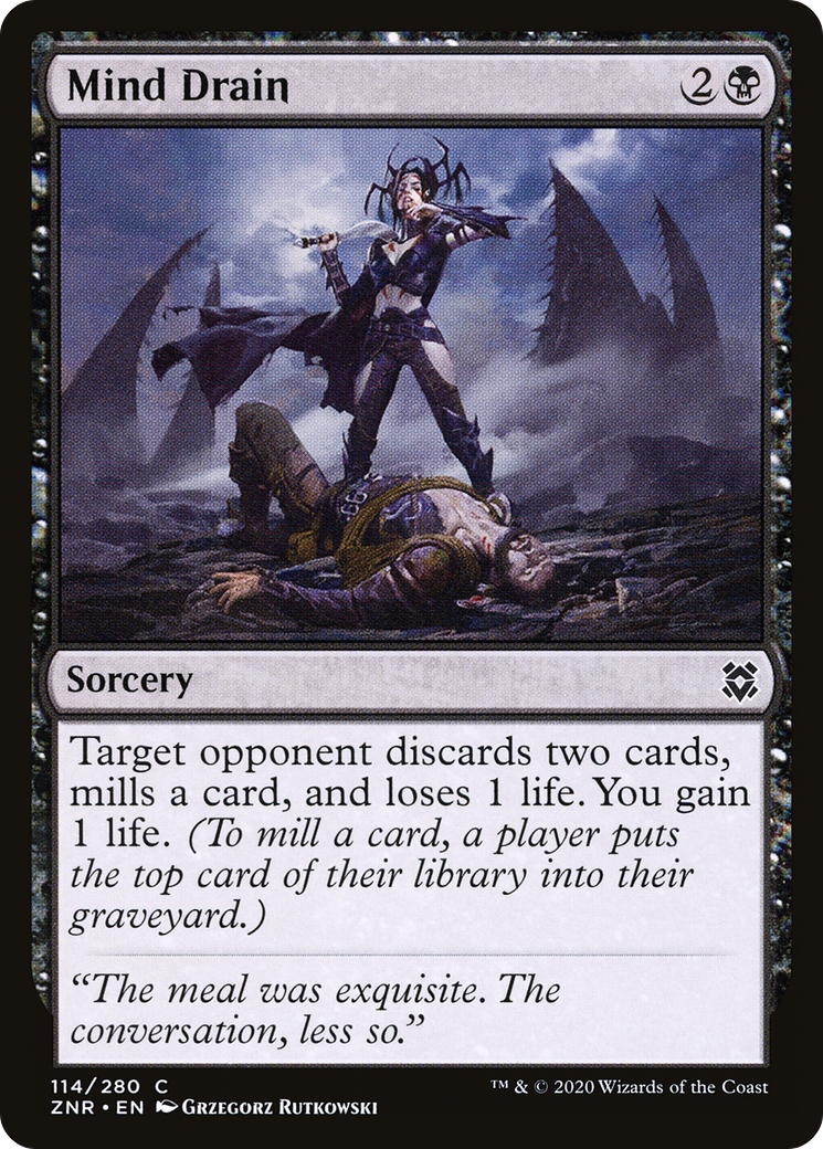 Mind Drain (ZNR-114) [Zendikar Rising]