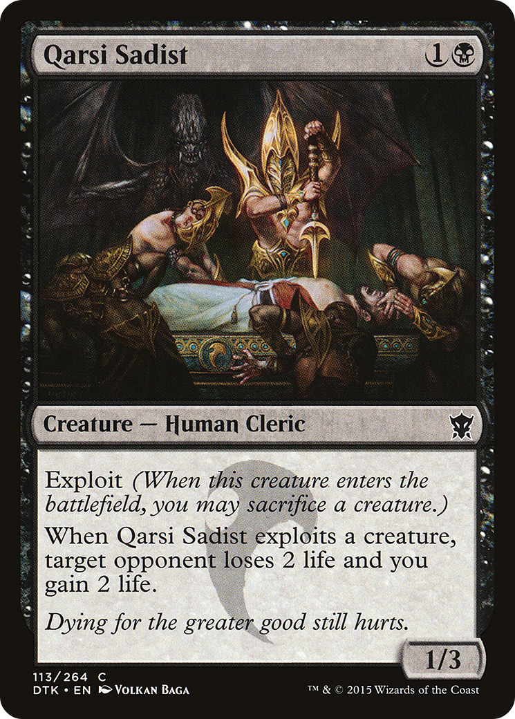 Qarsi Sadist (DTK-113) [Dragons of Tarkir]