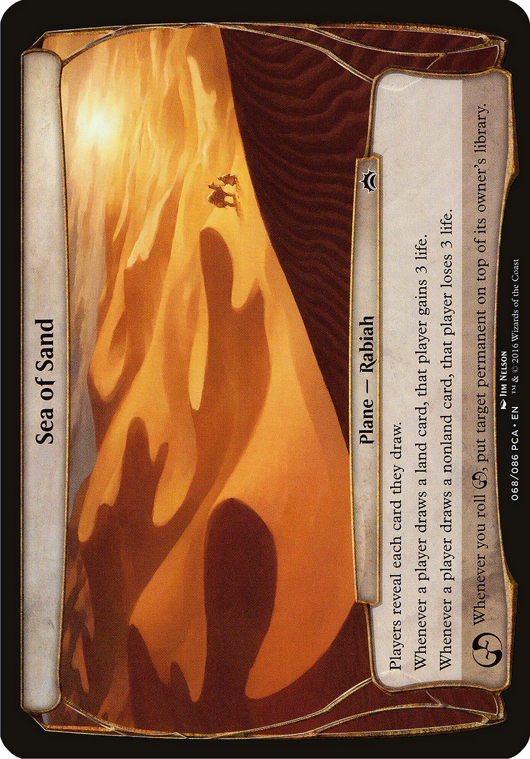 Sea of Sand (Planechase Anthology) (OVER-068) [Planechase Anthology Planes]