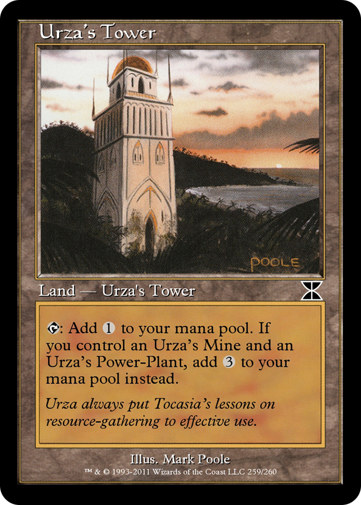 Urza's Tower (ME4-259A) [Masters Edition IV] Foil