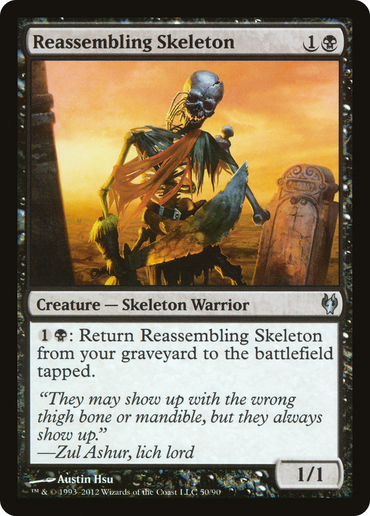 Reassembling Skeleton (DDJ-050) [Duel Decks: Izzet vs. Golgari]
