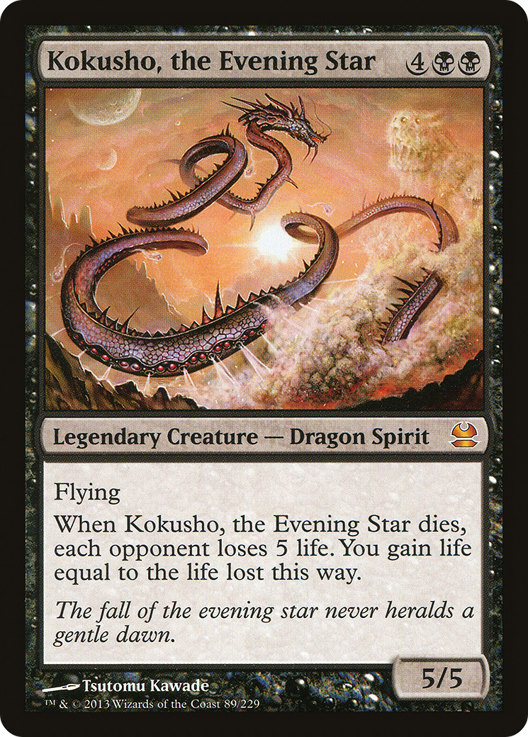 Kokusho, the Evening Star (MMA-089) [Modern Masters] Foil