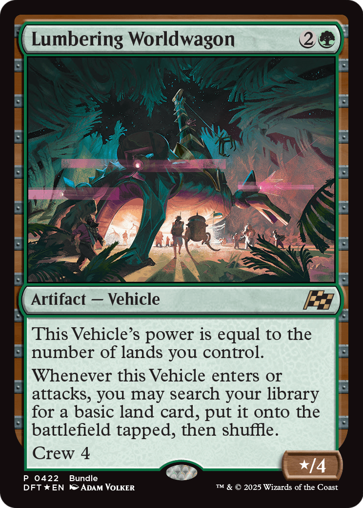 Lumbering Worldwagon (UMP-422) [Unique and Miscellaneous Promos] Foil